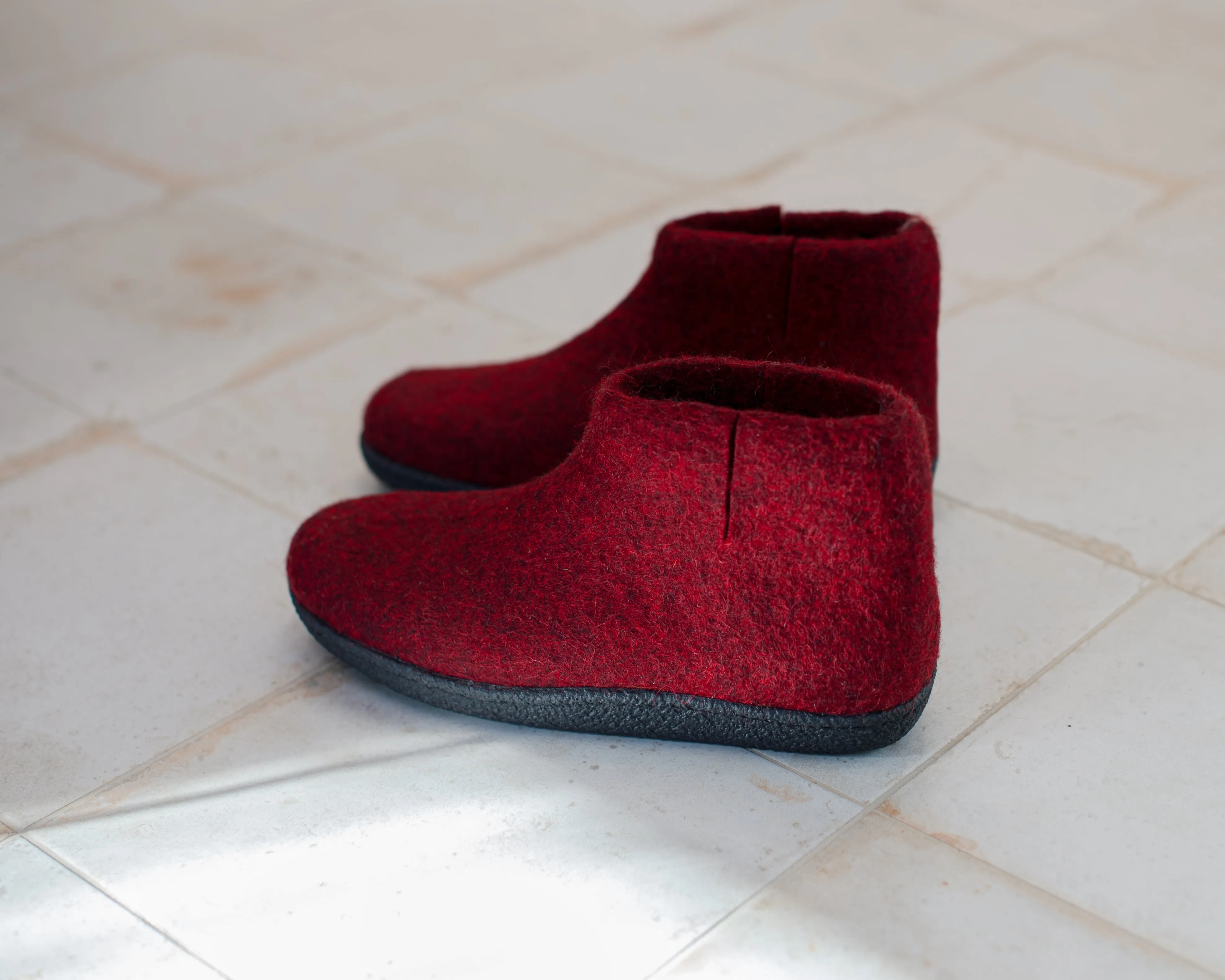 Women's WOOBOOTS - Dark Red