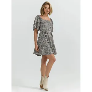 Women's Wrangler Romantic Flutter Sleeve Dress - Tooling Grey