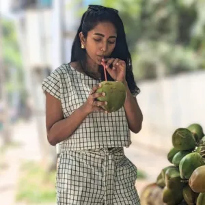 Women's Zen Box Cotton Top - Blue Checks