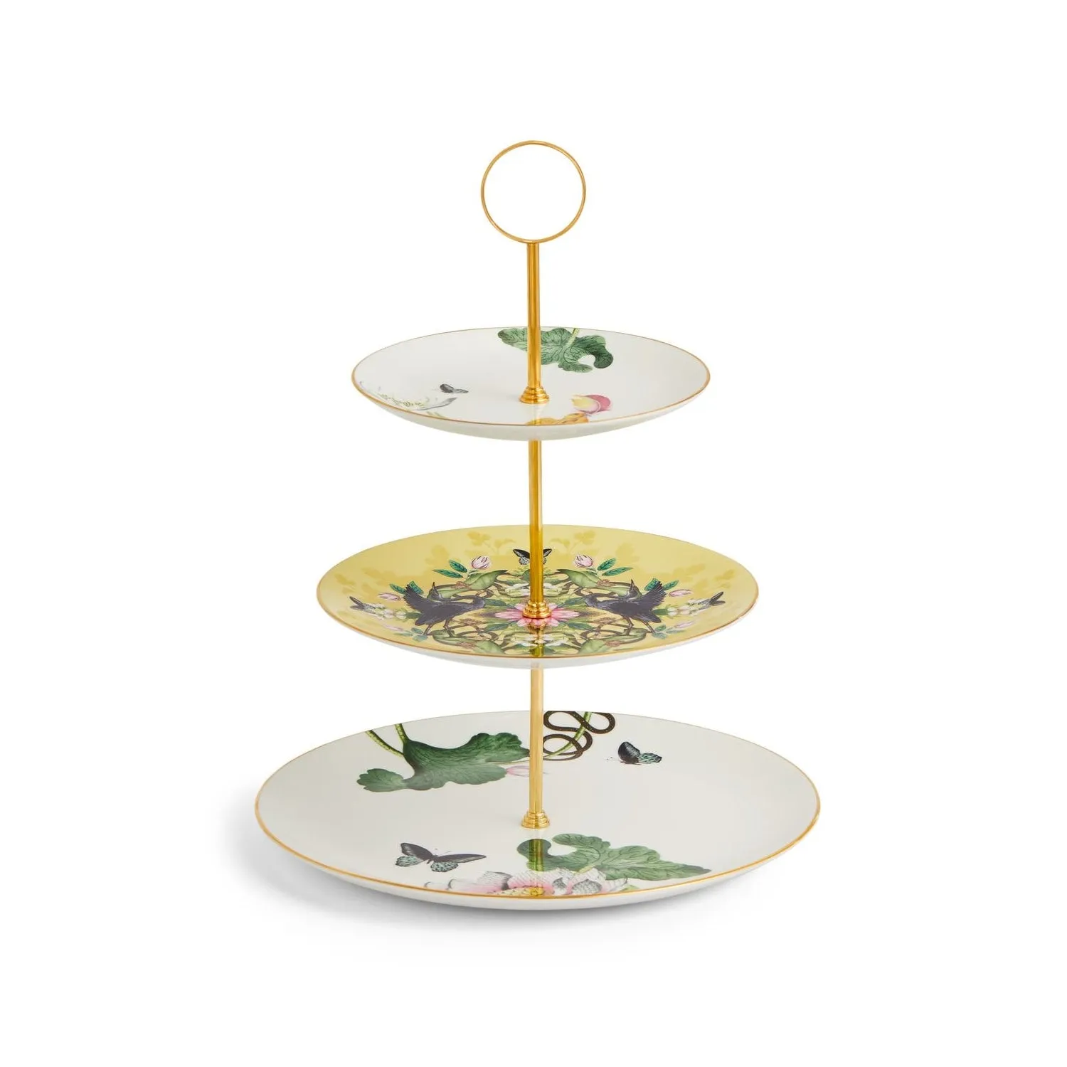 Wonderlust Waterlily 3-Tier Cake Stand