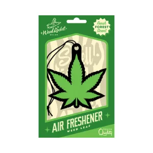 Wood Rocket Air Freshener Green Leaf