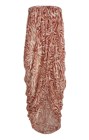 Woodblock Zebra Libbie Coverup