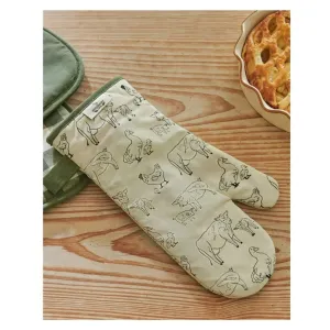 Woodbury Lane Animals Oven Mitt