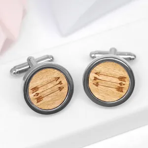 Wooden Arrow Cufflinks