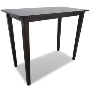 Wooden Bar Table Brown