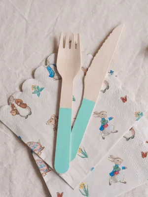 Wooden Cutlery Set Mint