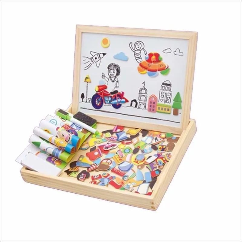 Wooden Magnetic Puzzle Toys