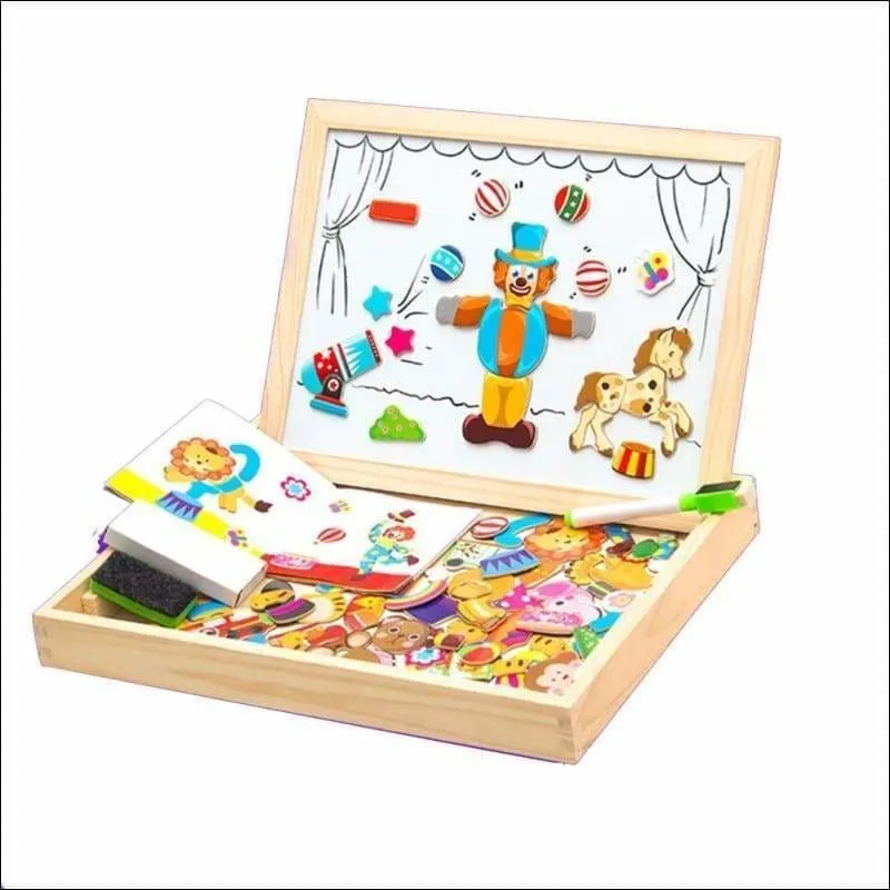 Wooden Magnetic Puzzle Toys