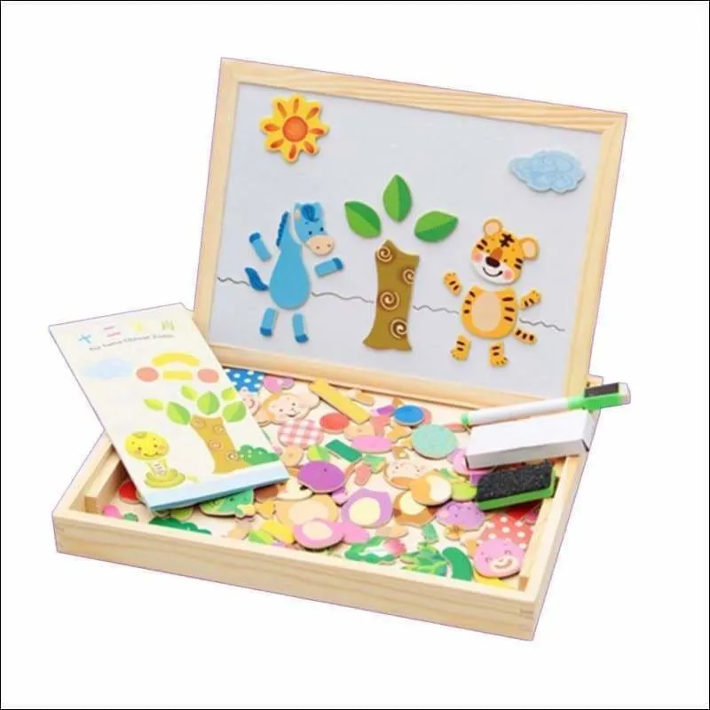 Wooden Magnetic Puzzle Toys