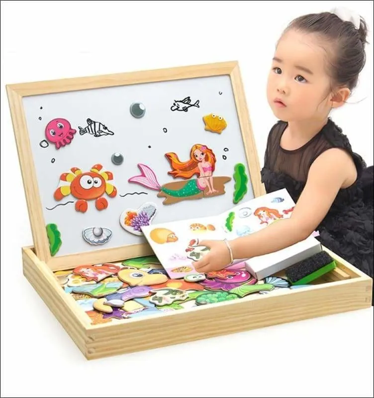 Wooden Magnetic Puzzle Toys