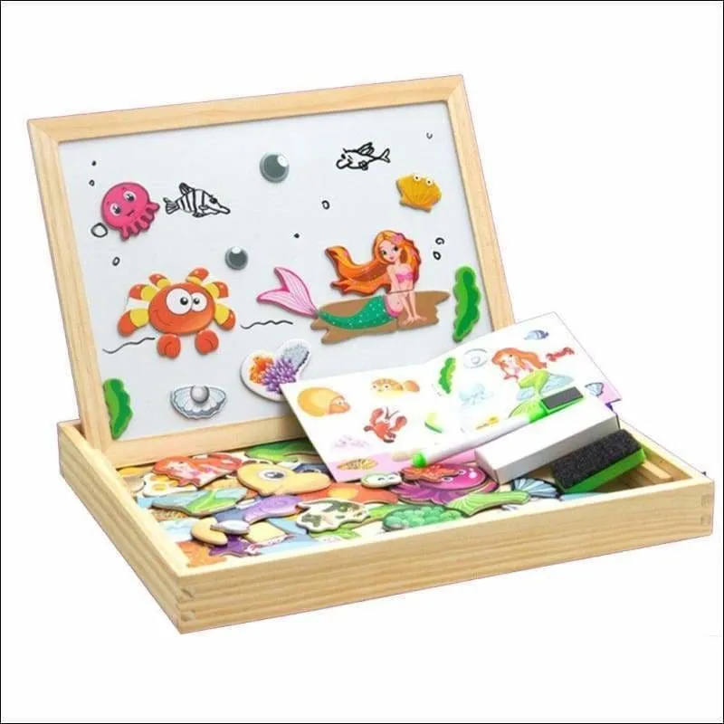 Wooden Magnetic Puzzle Toys