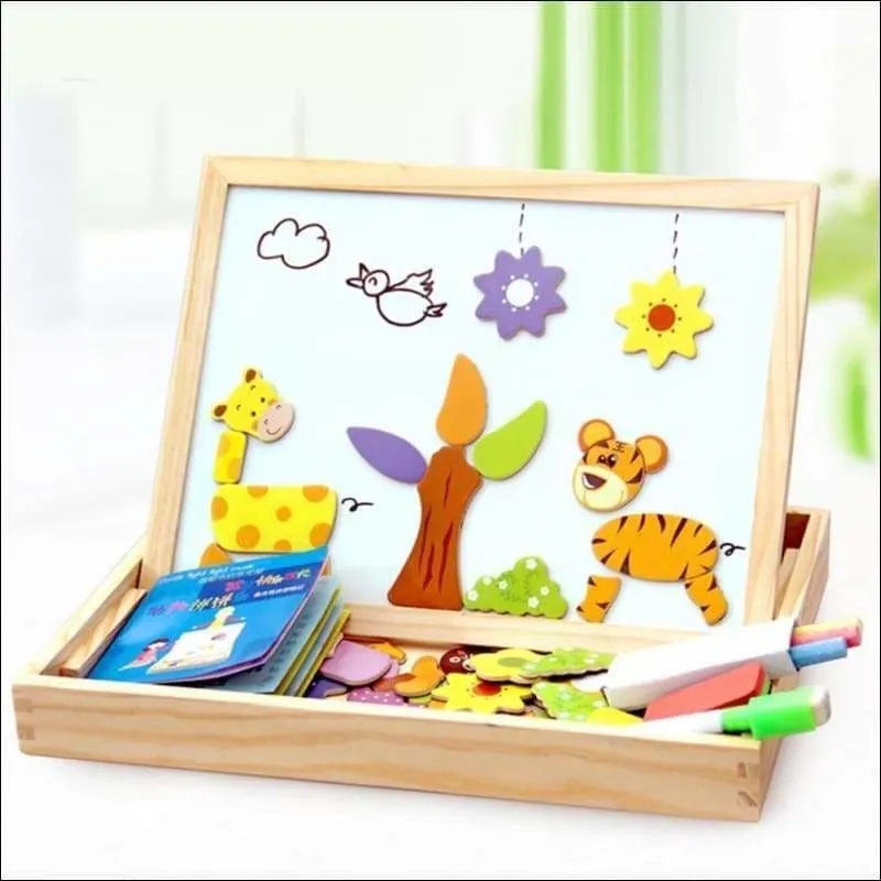 Wooden Magnetic Puzzle Toys