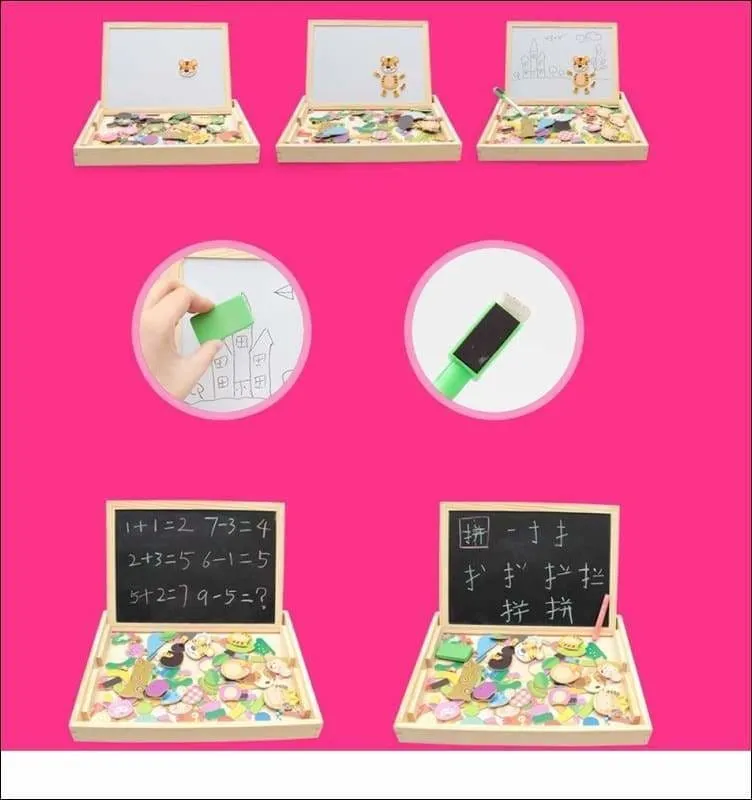 Wooden Magnetic Puzzle Toys