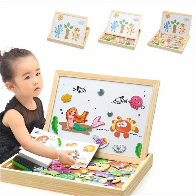 Wooden Magnetic Puzzle Toys