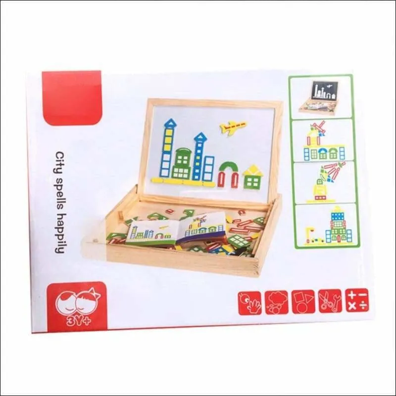 Wooden Magnetic Puzzle Toys