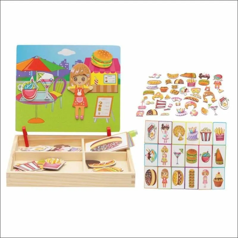 Wooden Magnetic Puzzle Toys