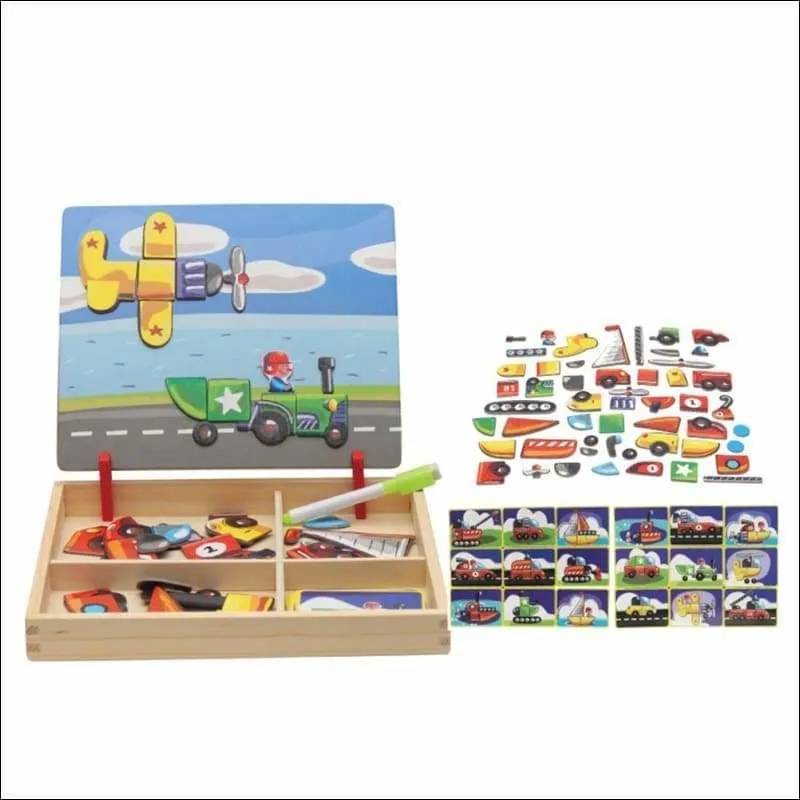 Wooden Magnetic Puzzle Toys