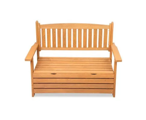 Wooden Outdoor Storage Bench