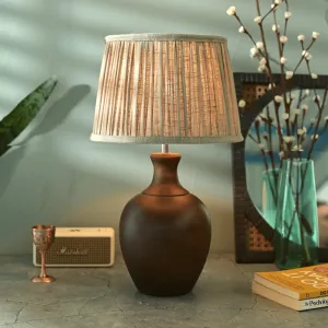 Wooden Table Lamp | Potra Night Lamp | Grey