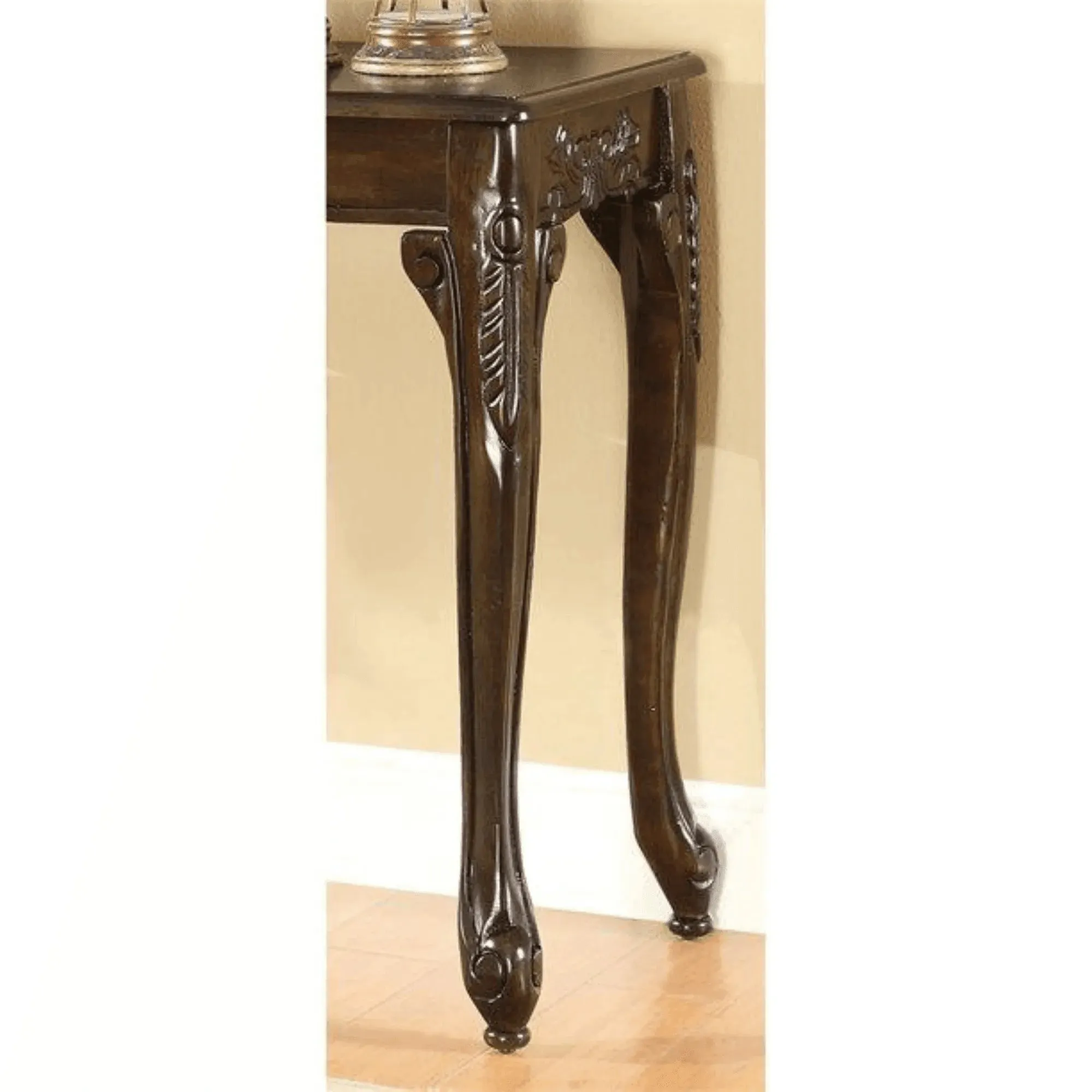 Wooden Twist Hand Carved Teak Wood Beautiful Designs Royal Decor Console Table