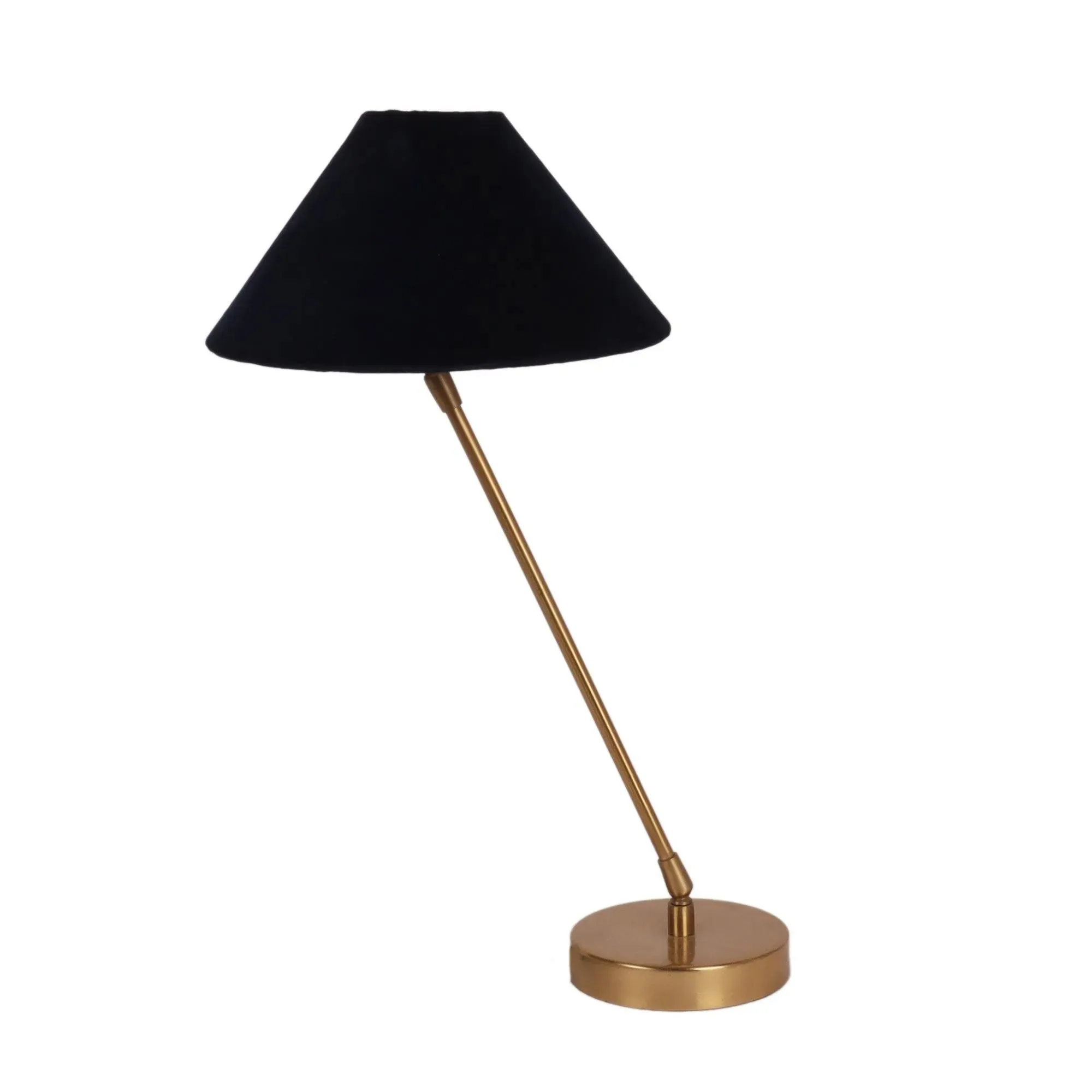 Wooden Twist Small Gold MJ Iron Brass Floor Lamp with Blue Velvet Shade Modern Decorative Lamp for Living Room, Bedroom, Office