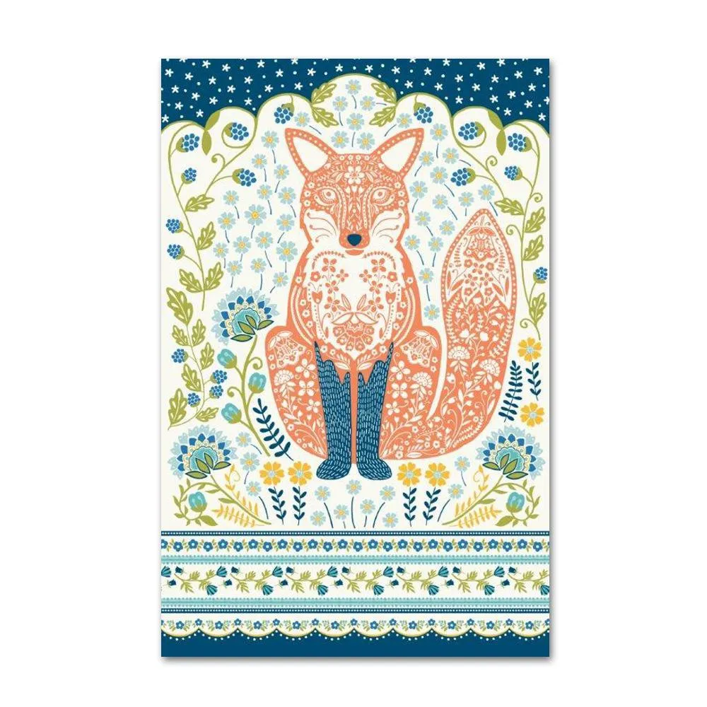 Woodland Fox Kitchen Towel