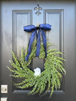 Woodland Owl Winter Wreath