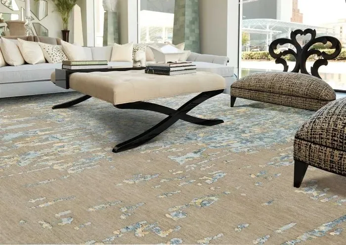 Wool & Silk CGS27 Zinc/Paloma Rug