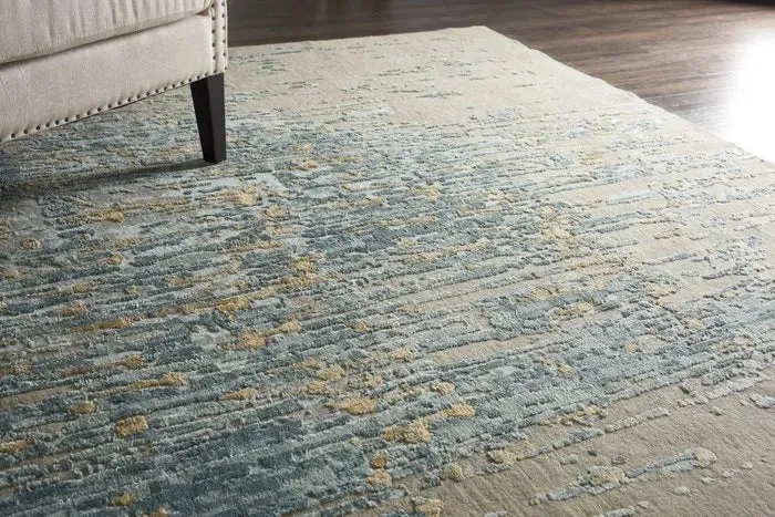 Wool & Silk CGS27 Zinc/Paloma Rug