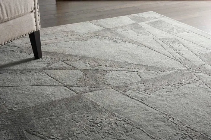 Wool & Silk CGS32 Grey Rug