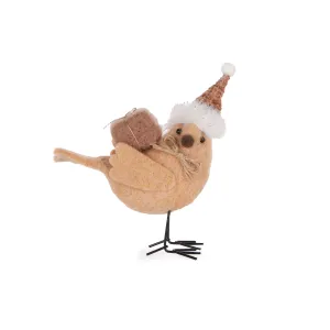 Wool Bird with Gift 11cm