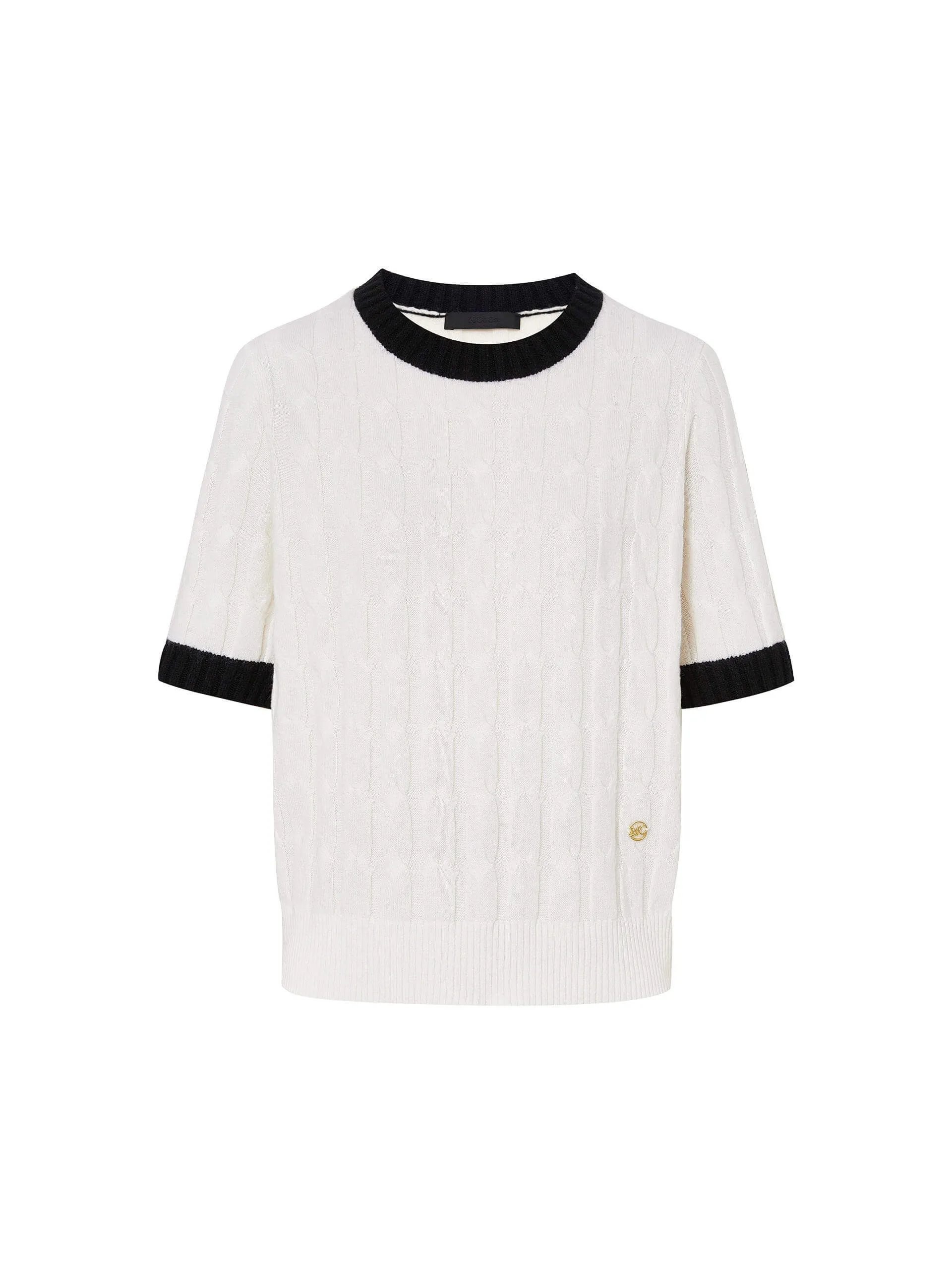 Wool Cashmere Knit Top