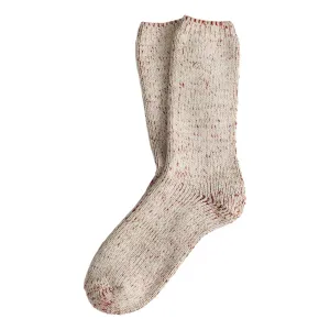 Wool Collection Recycled Raw White Socks