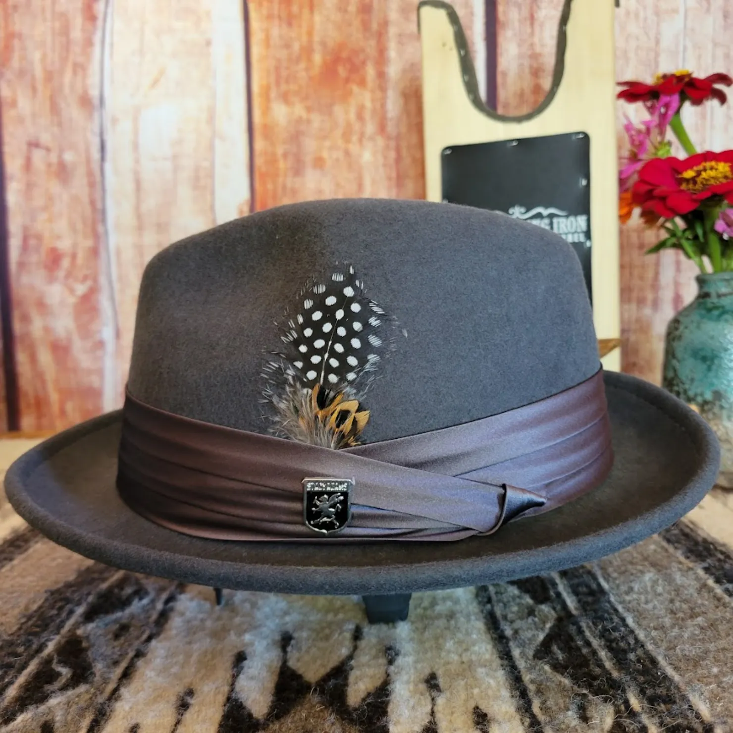 Wool Fedora the "Newark" Hat by Stacy Adams    SAW566