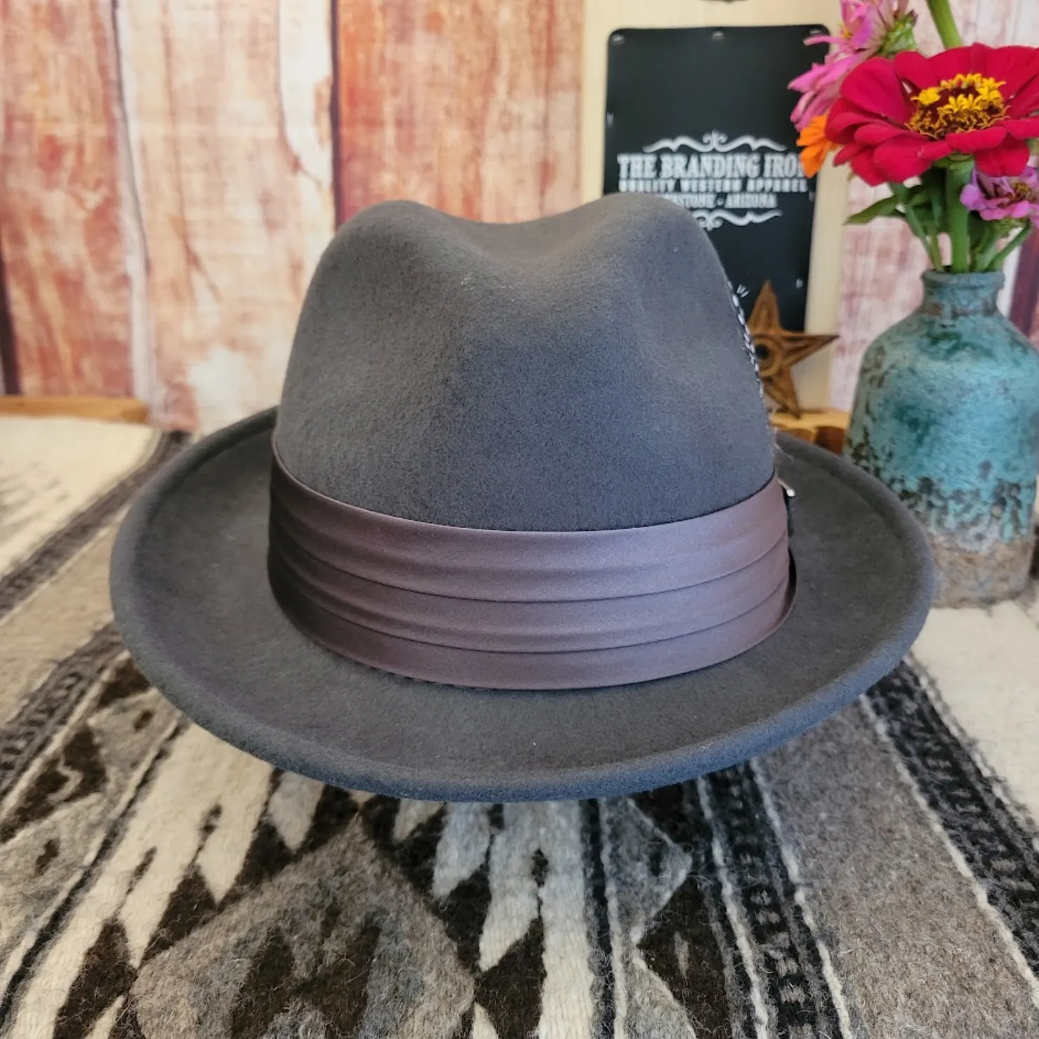 Wool Fedora the "Newark" Hat by Stacy Adams    SAW566