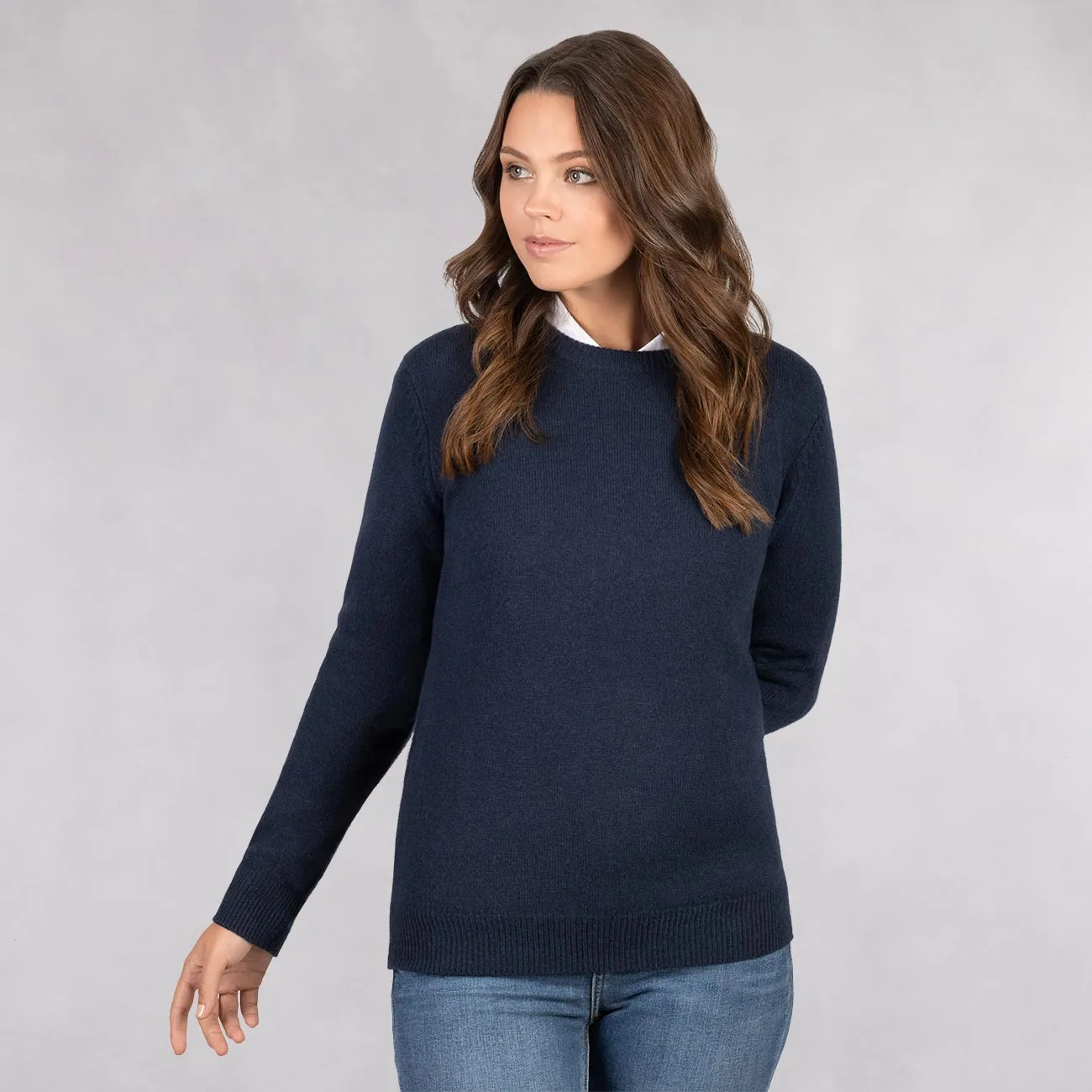 Wool Pullover Round Neck Women