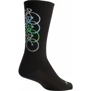 Wool Stacked Cycling Socks - 6 inch