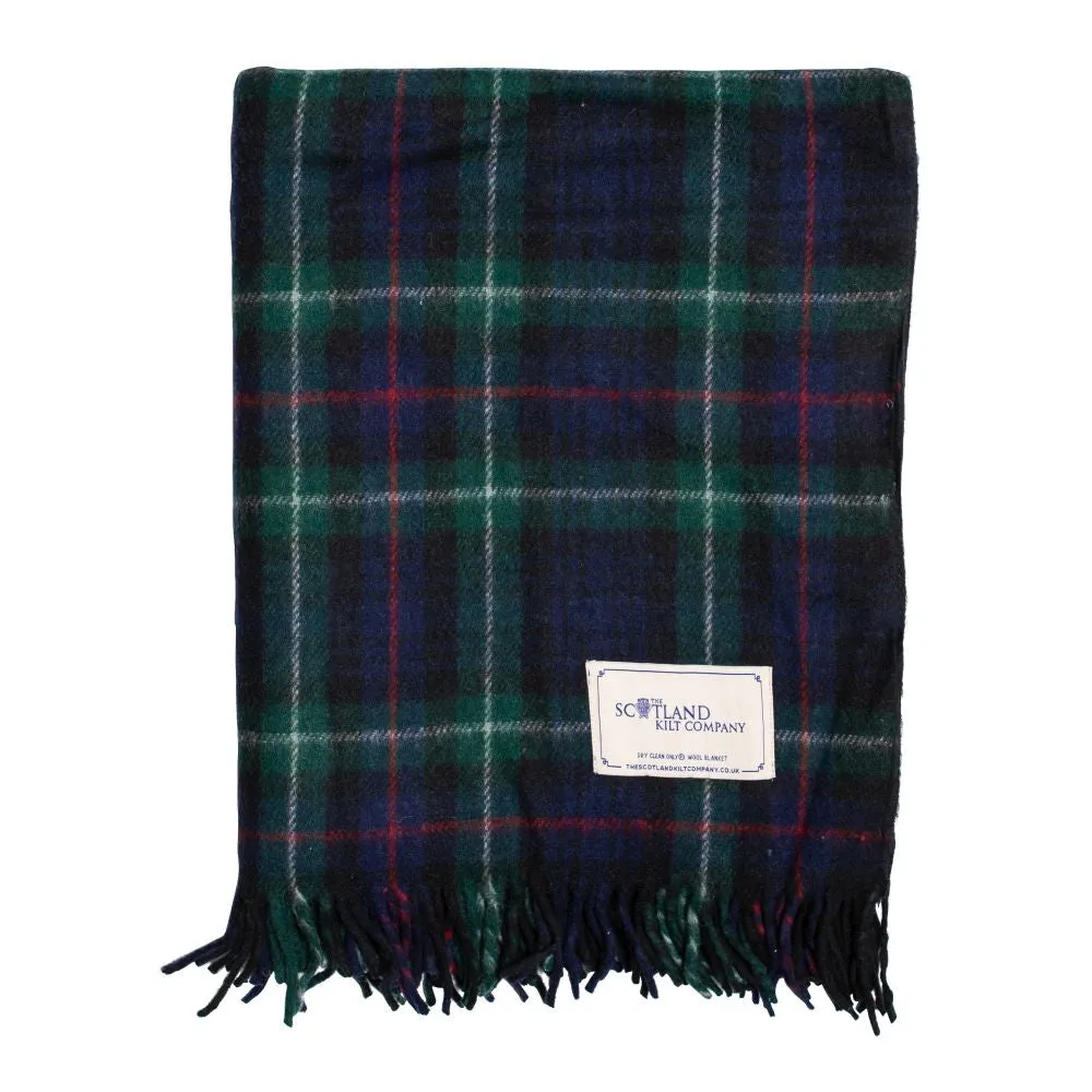 Wool Tartan Blanket - 60'' x 70'' - MacKenzie