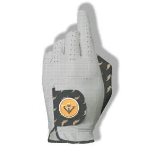 Wooly-Burg | Men's Mustache Patterned Golf Glove