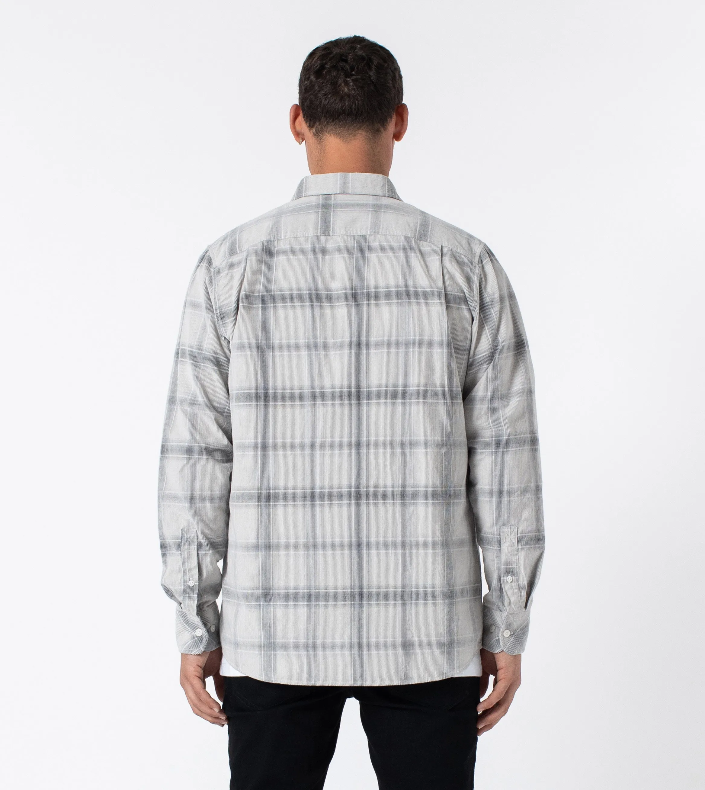 Work Cord LS Shirt Lt Grey