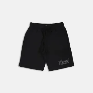 Work Harder Embroidered Fleece Shorts