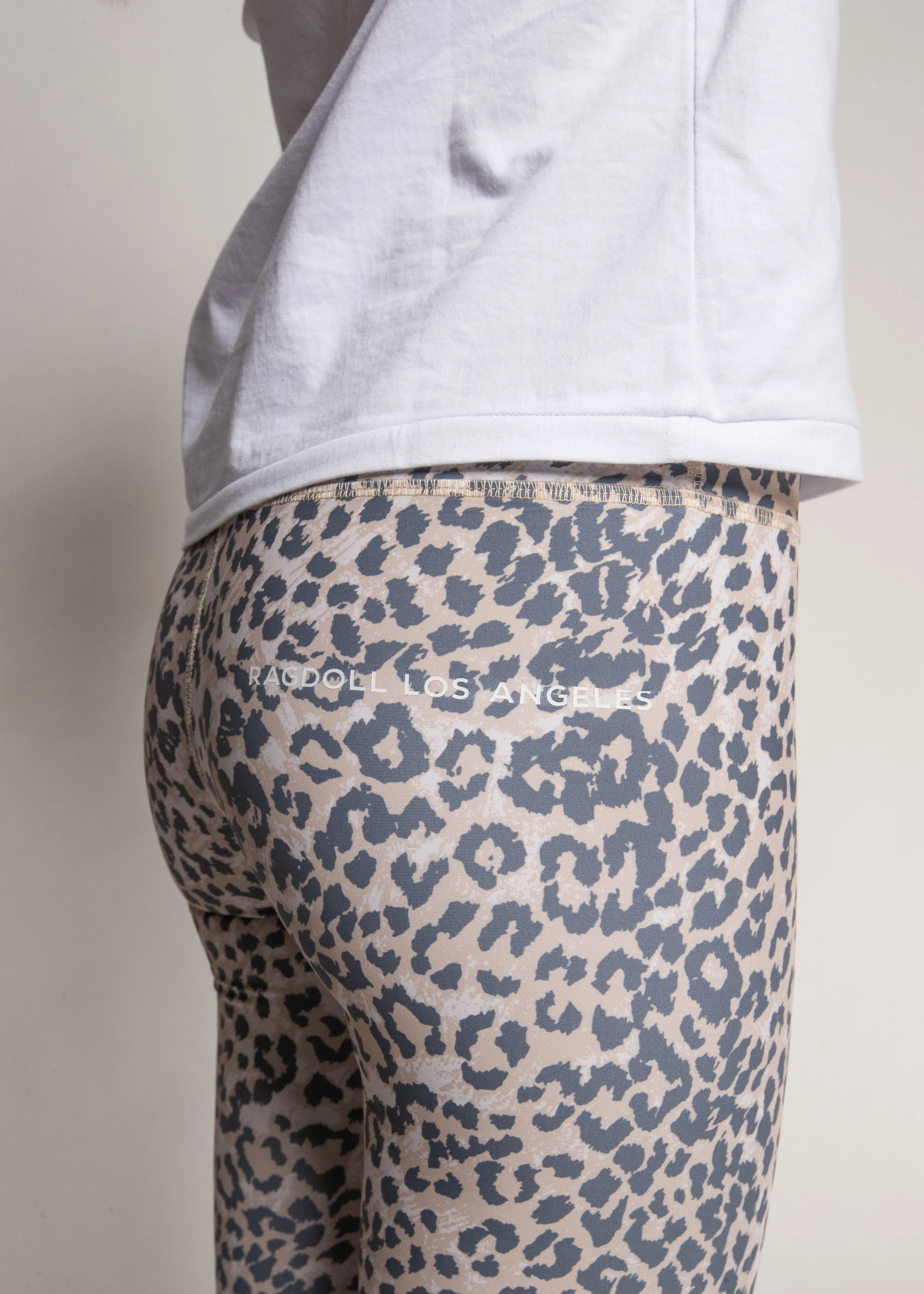 WORKOUT LEGGING - LEOPARD BEIGE