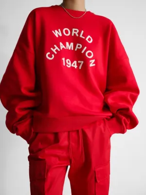 WORLD CHAMPION STITCHED SWEATSHIRT