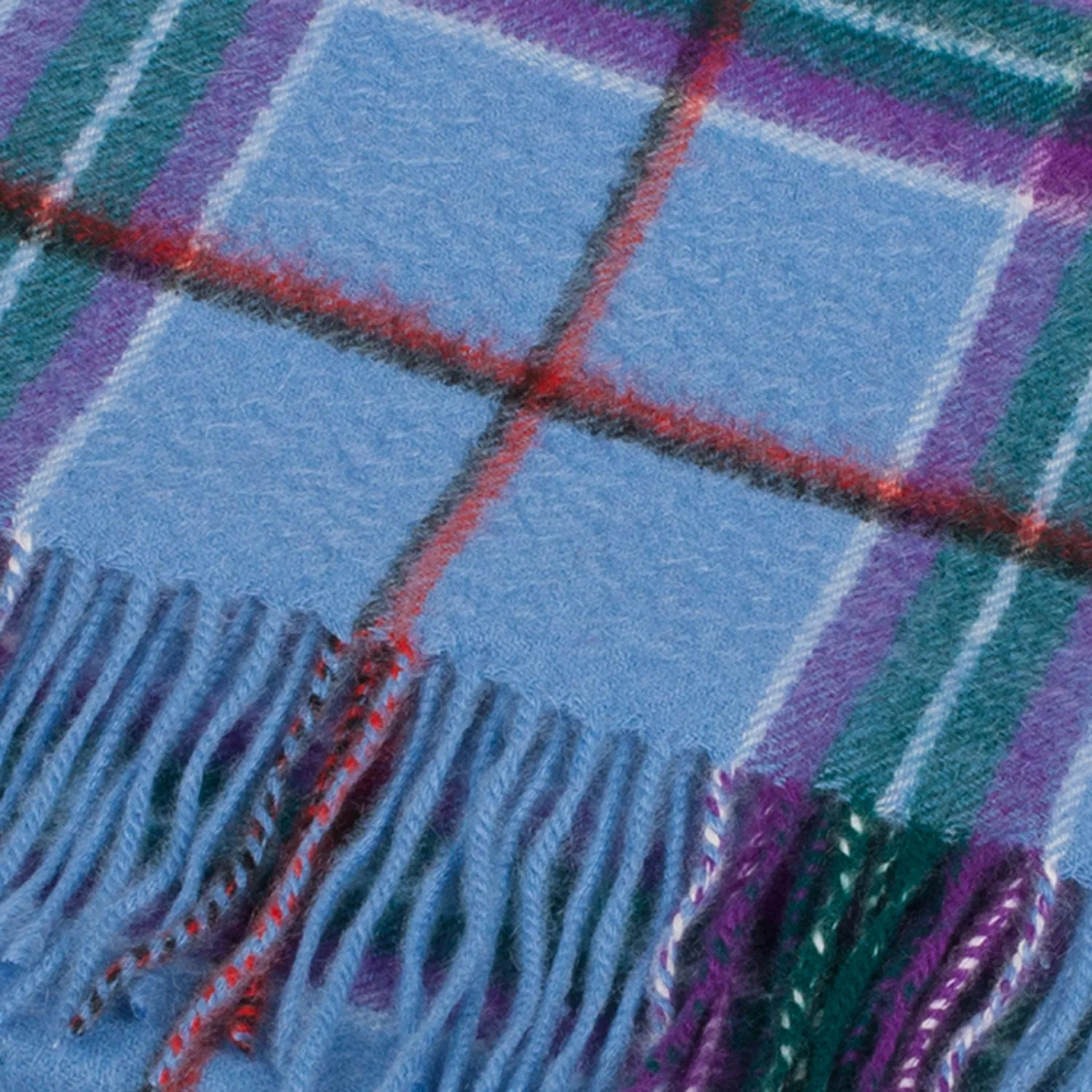 World Peace Tartan Cashmere Scarf