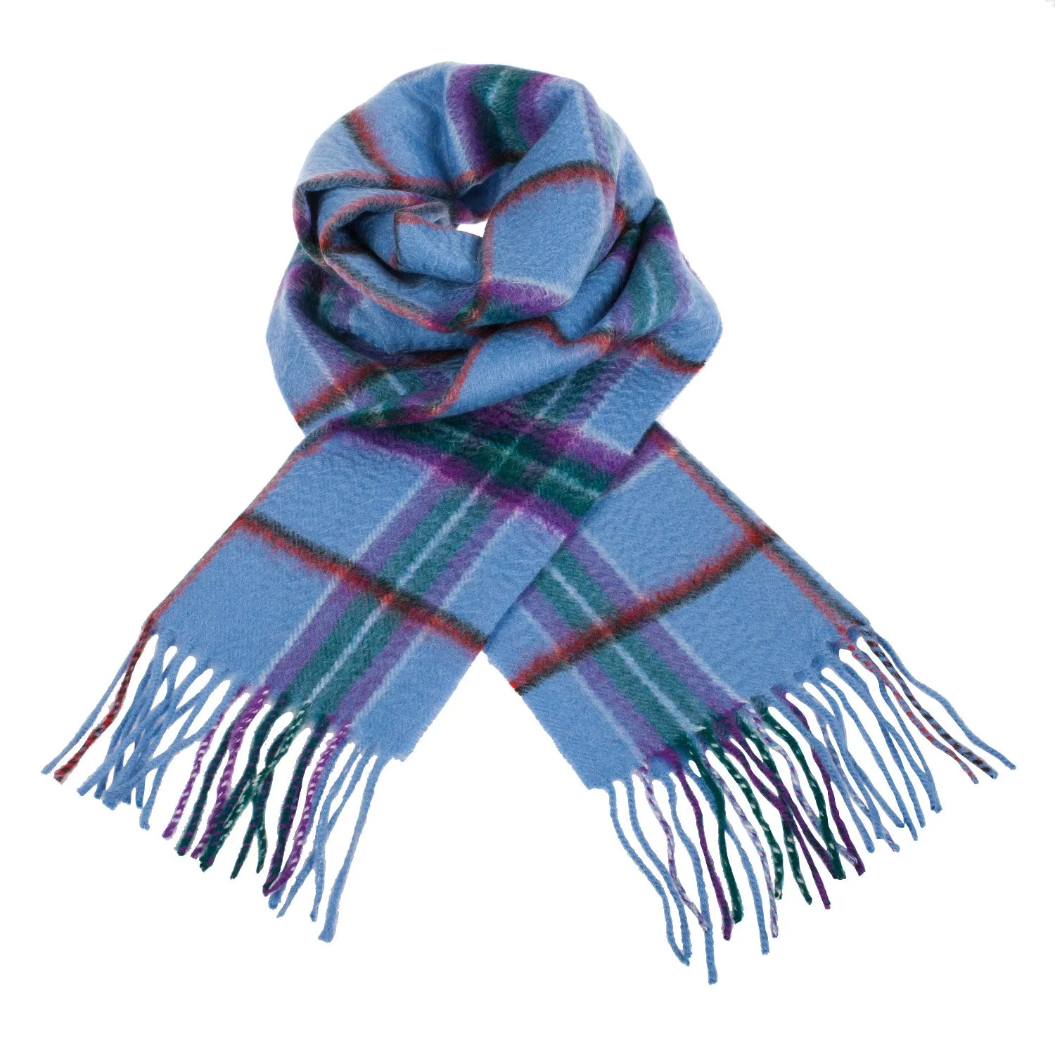 World Peace Tartan Cashmere Scarf