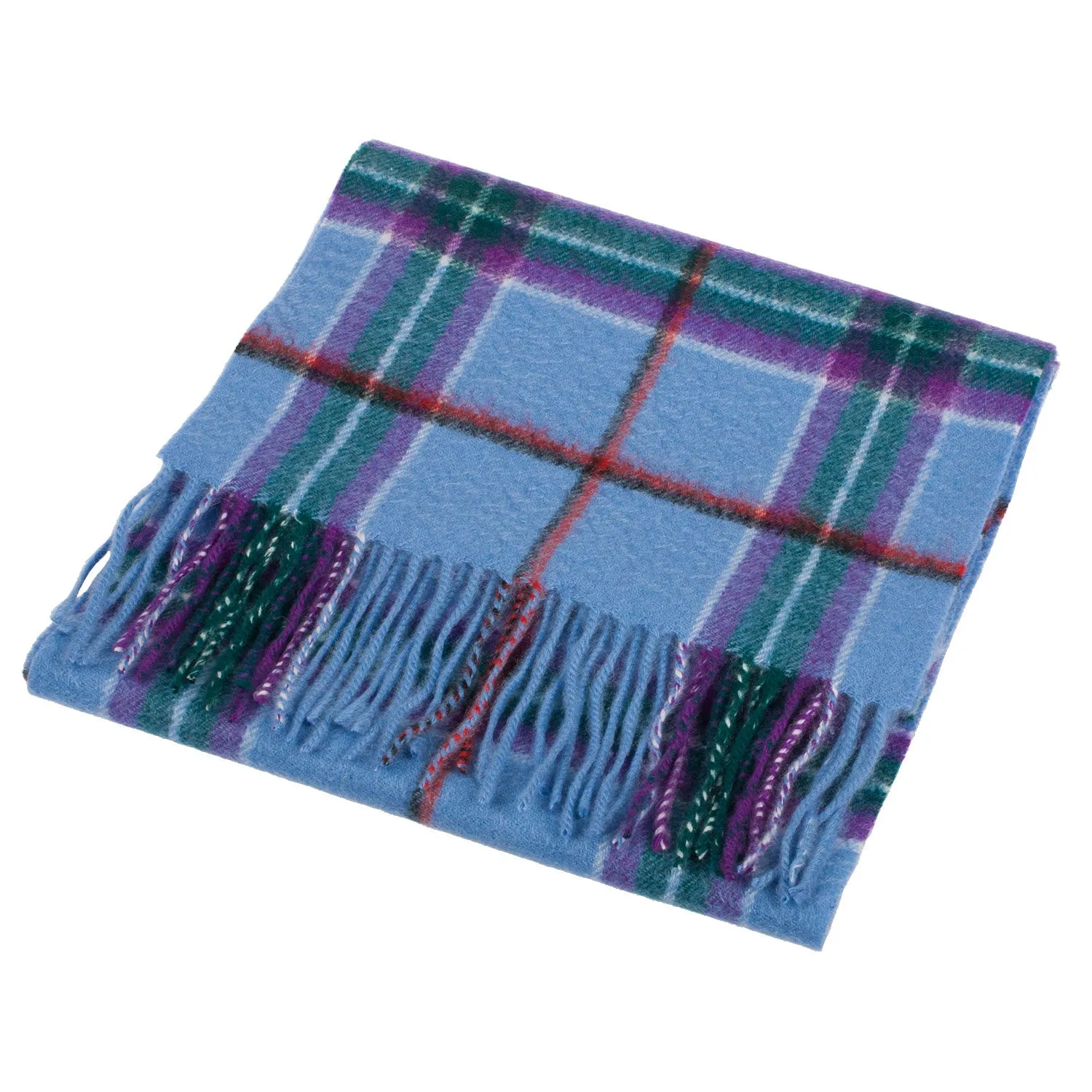 World Peace Tartan Cashmere Scarf