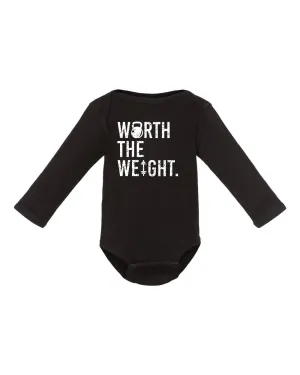 Worth The Weight LONG Sleeve Onesie