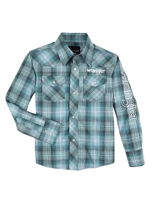 Wrangler Boy's Larkspur Snap Shirt