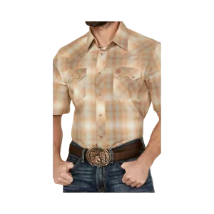 Wrangler Men's Retro Brown Modern Fit  Shirt