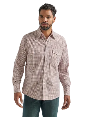 Wrangler Men's Wrinkle Resist Snap Front Shirt